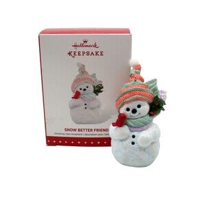 Hallmark Keepsake Ornament Snow Better Friends Snowman Christmas 2015